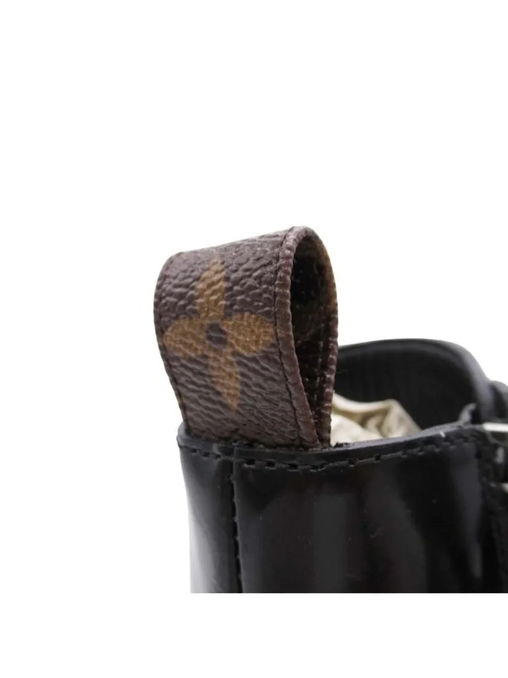 Louis Vuitton Star Trail Line Ankle Boots Short Chunky Heels Shoes 35 Black